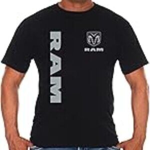 JH Design Men's Dodge Ram Classic T-Shirt Short Sleeve Crew Neck Shirt